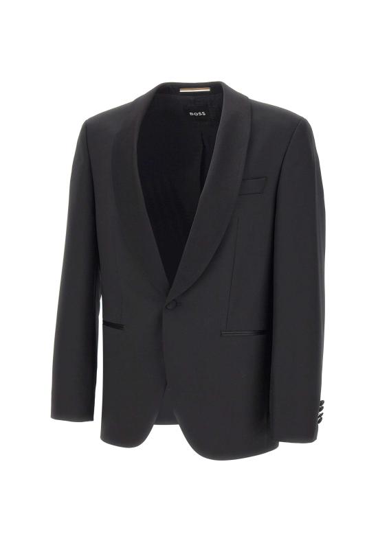 26SS 보스 수트 자켓 50469185 001 Black