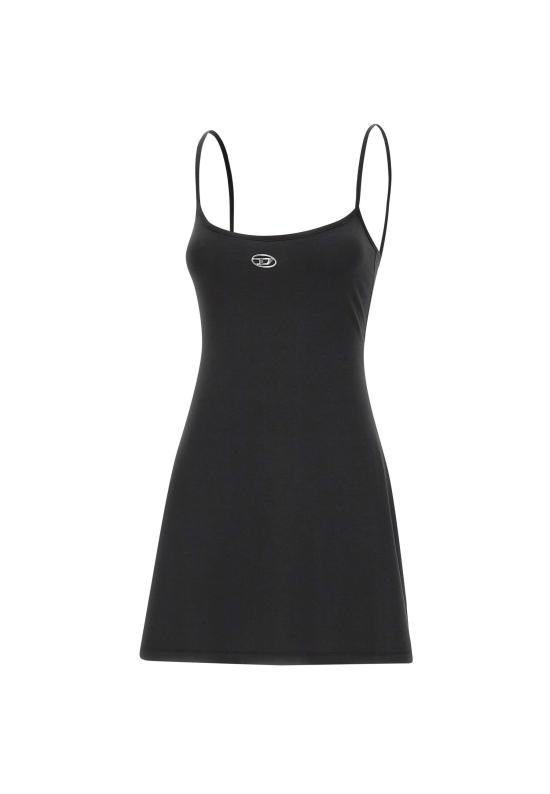 26SS 디젤 미디 원피스 A19918 0AHQH900 Black