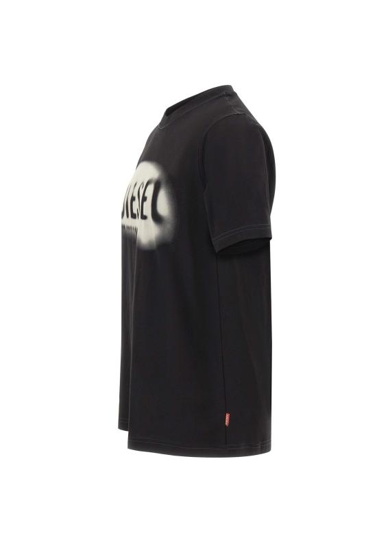 26SS 디젤 반팔 티셔츠 A19971 0QIAM9XX Black - DIESEL