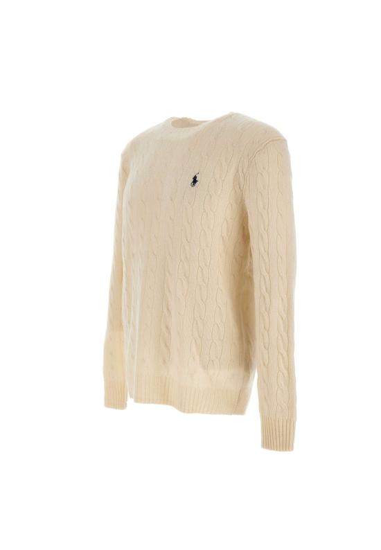 24FW 폴로 랄프로렌 스웨터 710876762 010 White - POLO RALPH LAUREN