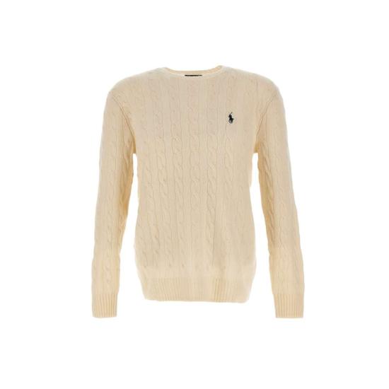 24FW 폴로 랄프로렌 스웨터 710876762 010 White - POLO RALPH LAUREN