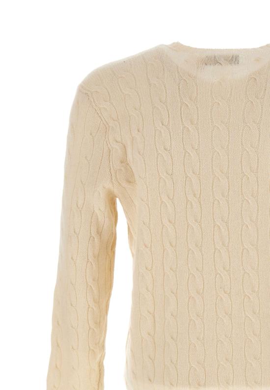 24FW 폴로 랄프로렌 스웨터 710876762 010 White - POLO RALPH LAUREN