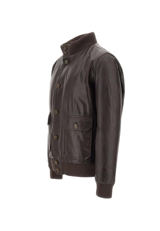 25FW 발바 가죽 자켓 51210VERMONT 0029 Brown - BARBA