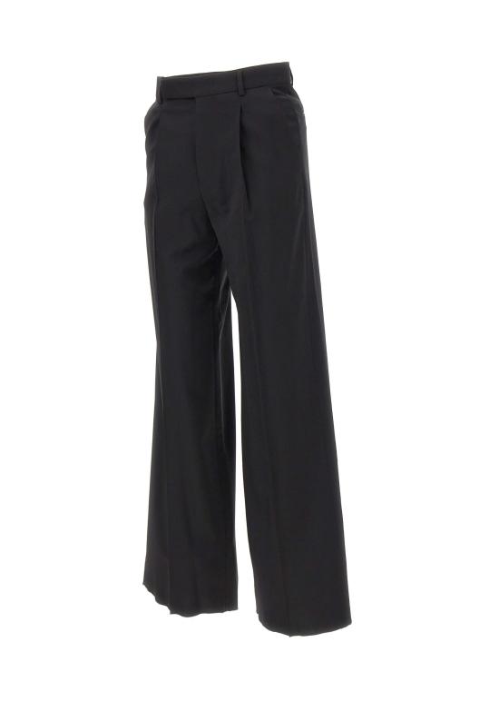 25FW 엠포리오 아르마니 스트레이트 팬츠 EM000595 TE17047UC001 Black - EMPORIO ARMANI