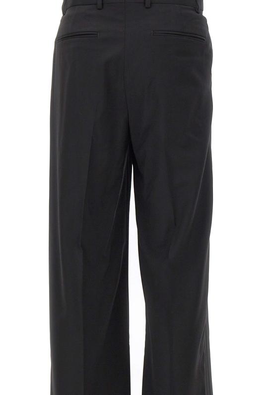 25FW 엠포리오 아르마니 스트레이트 팬츠 EM000595 TE17047UC001 Black - EMPORIO ARMANI