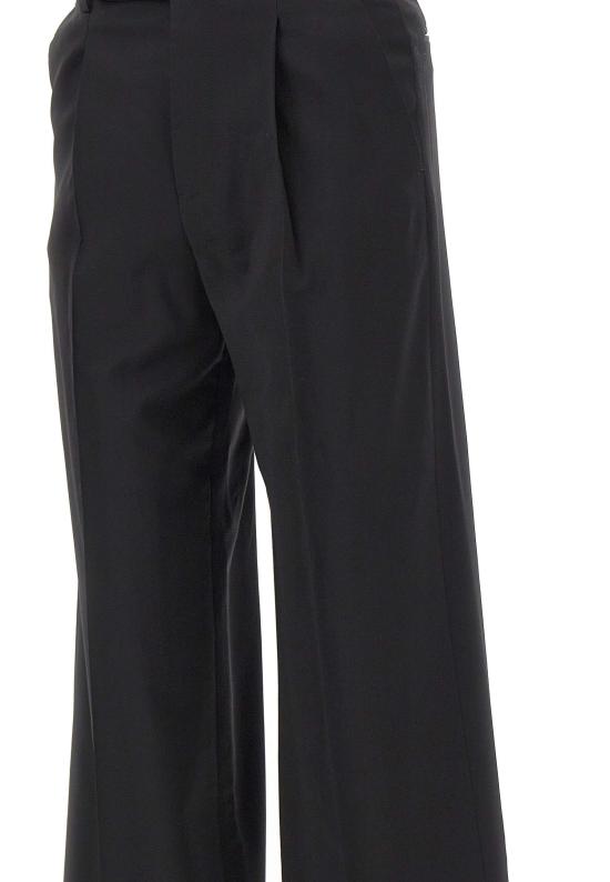 25FW 엠포리오 아르마니 스트레이트 팬츠 EM000595 TE17047UC001 Black - EMPORIO ARMANI