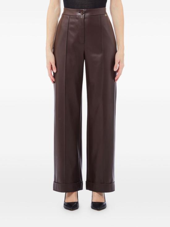 25FW 리우조 스트레이트 팬츠 MF5069E0624 90915 MARRONE - LIU JO