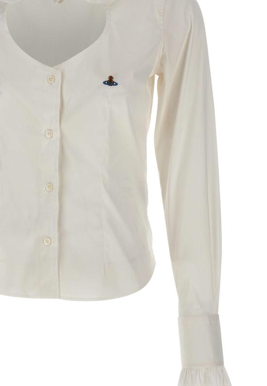 25FW 비비안웨스트우드 셔츠 1501006C W018MA401 White - VIVIENNE WESTWOOD