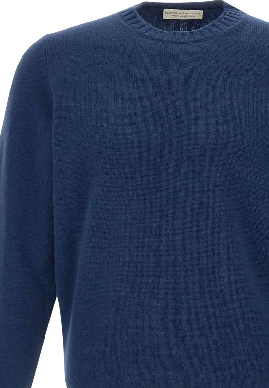 25FW 필리포 드 로렌티스 스웨터 GC3ML WC7R881 Blue - FILIPPO DE LAURENTIIS