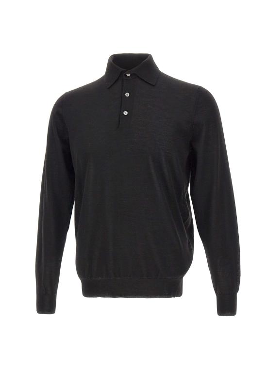 25FW 필리포 드 로렌티스 폴로 티셔츠 PL1ML LSC18R990 Black