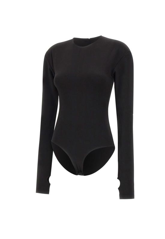 25FW MM6 메종마르지엘라 바디수트 티셔츠 S62NA0083 M20151900 Black