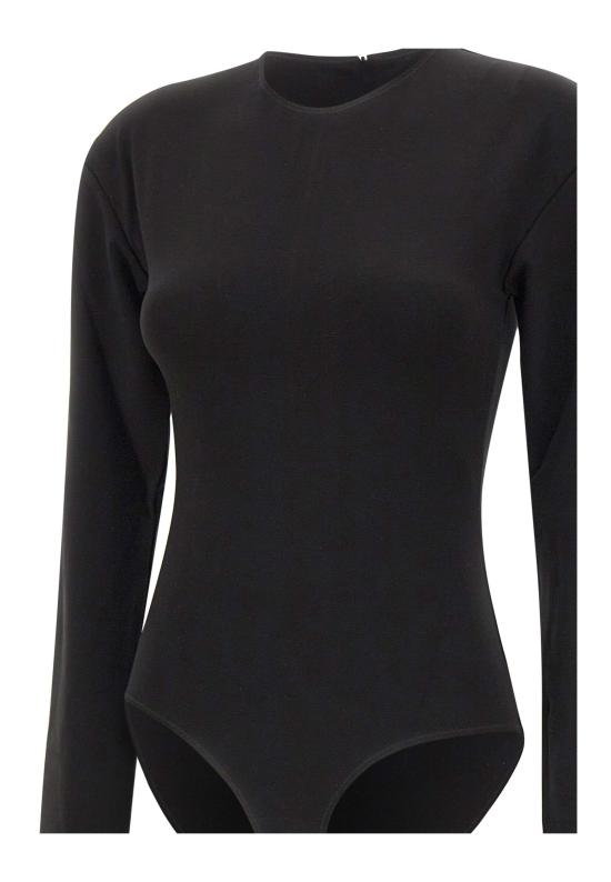 25FW MM6 메종마르지엘라 바디수트 티셔츠 S62NA0083 M20151900 Black - MM6 MAISON MARGIELA