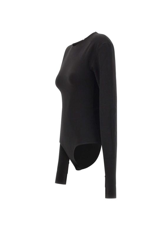 25FW MM6 메종마르지엘라 바디수트 티셔츠 S62NA0083 M20151900 Black - MM6 MAISON MARGIELA