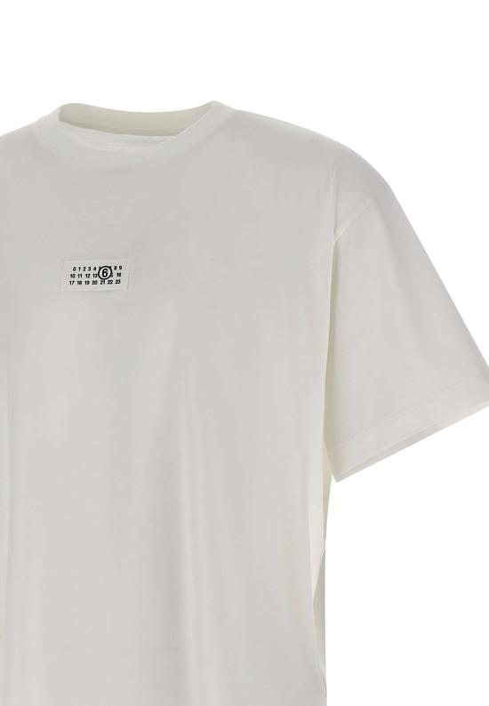 25FW MM6 메종마르지엘라 반팔 티셔츠 SH0GC0032 S24312101 White - MM6 MAISON MARGIELA
