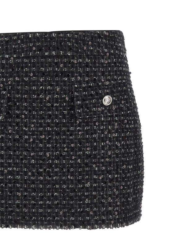 25FW 리우조 미디 스커트 UF5146D0267 22222 Black - LIU JO