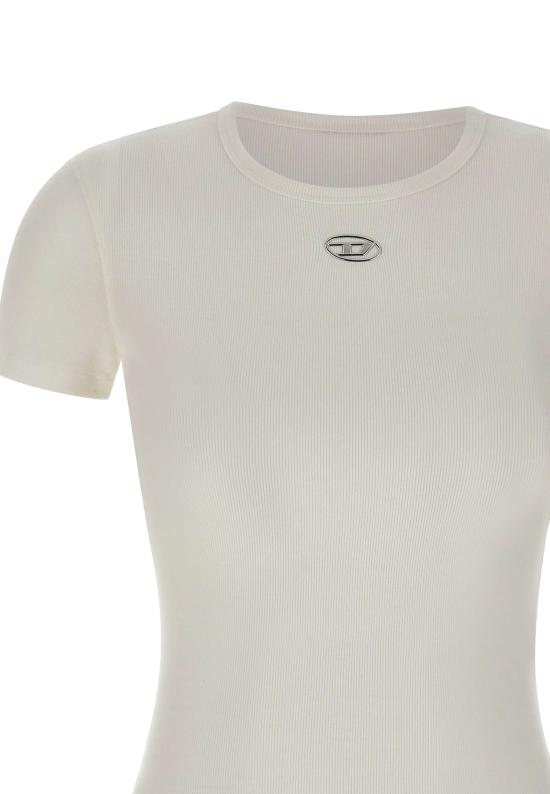 26SS 디젤 반팔 티셔츠 A19910 0JMBA141 White - DIESEL