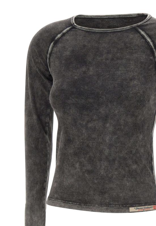 25FW 디젤 스웨터 A17544 0SHAN900A Black - DIESEL