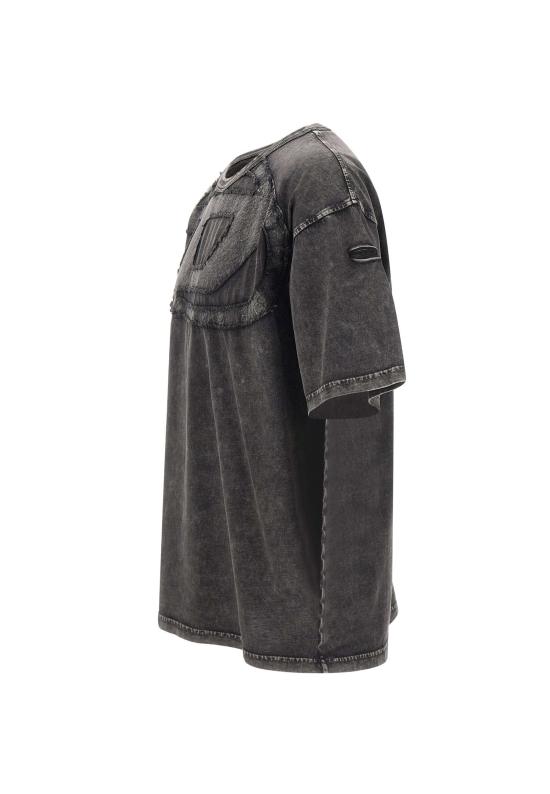 26SS 디젤 반팔 티셔츠 A19545 0HGBX9XXA Black - DIESEL