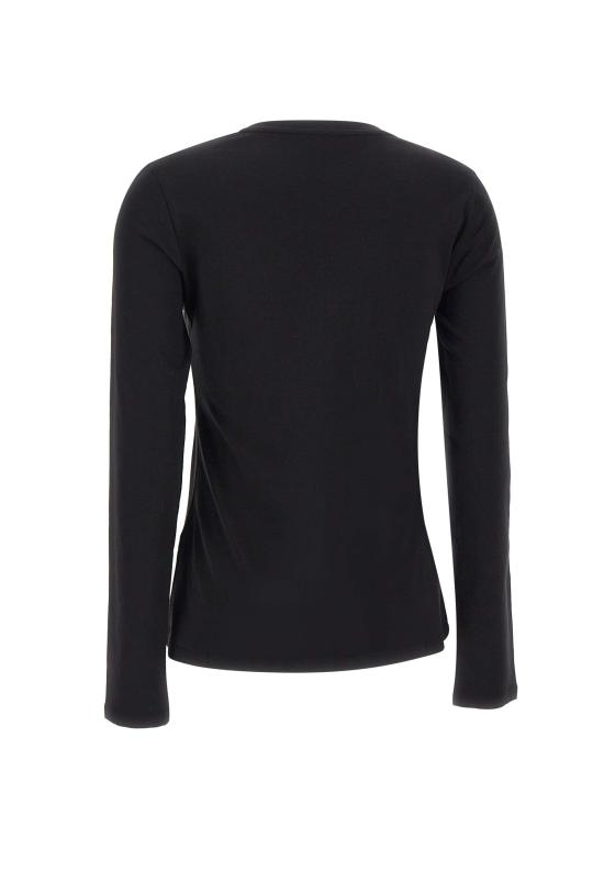 25FW 리우조 반팔 티셔츠 MF5464JS923 P9162 Black - LIU JO