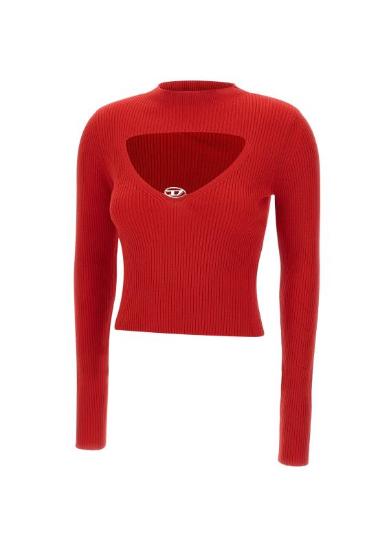 25FW 디젤 M-올리나 립드 울 점퍼 A18904 0PLBF42A Red