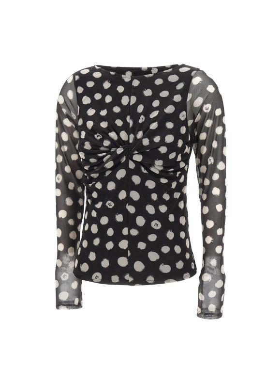 25FW 리우조 반팔 티셔츠 UF5269JS007 M9169 Black