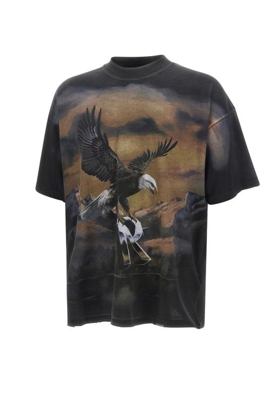 26SS 리프레젠트 반팔 티셔츠 MLM100761 04 Black