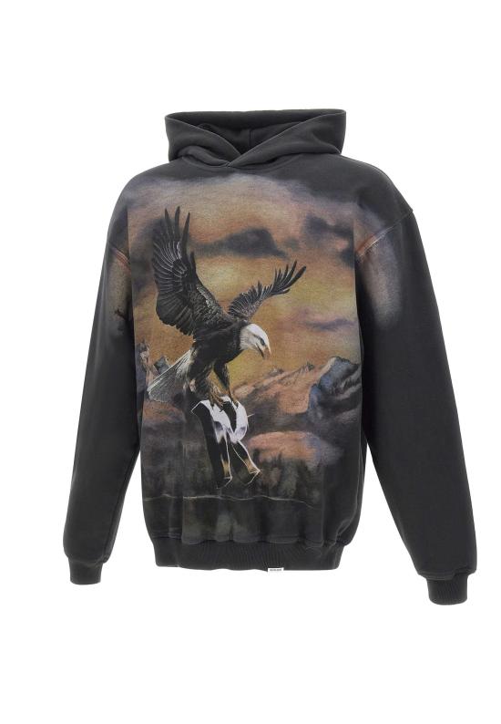 26SS 리프레젠트 긴팔 티셔츠 MLM100762 04 Black