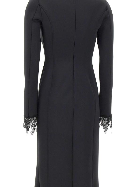 25FW 블루마린 미디 원피스 2A704A N0990 Black - BLUMARINE