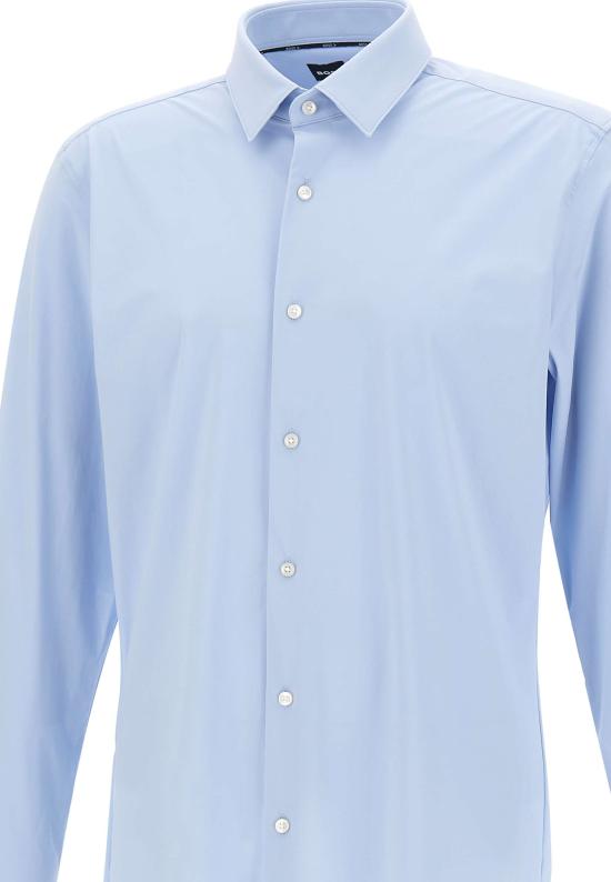 25FW 보스 긴팔 셔츠 50503554 450 Blue - BOSS