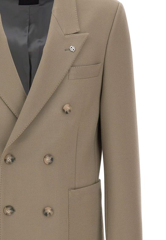 25FW 보스 수트 자켓 50551531 245 Brown - BOSS