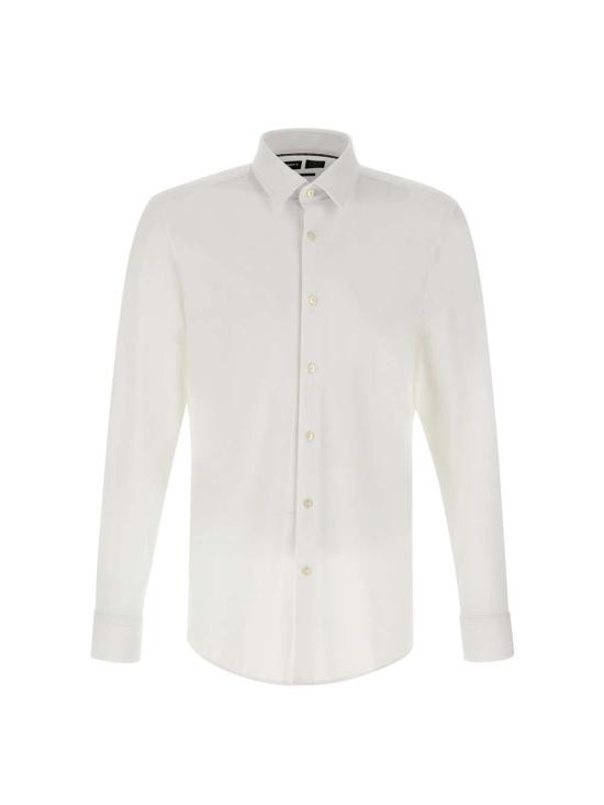 25FW 보스 긴팔 셔츠 50503554 100 White - BOSS