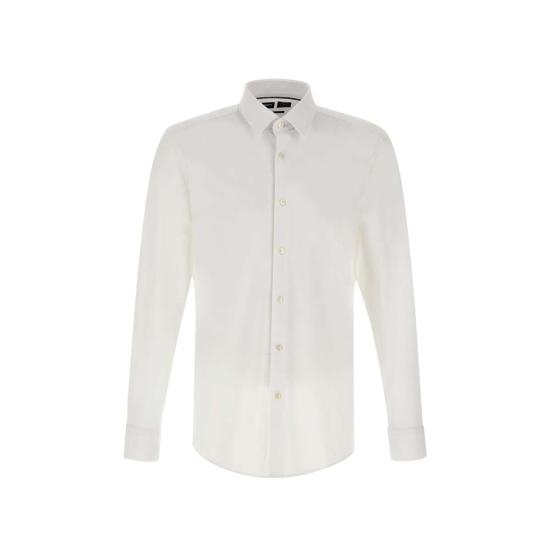 25FW 보스 긴팔 셔츠 50503554 100 White - BOSS