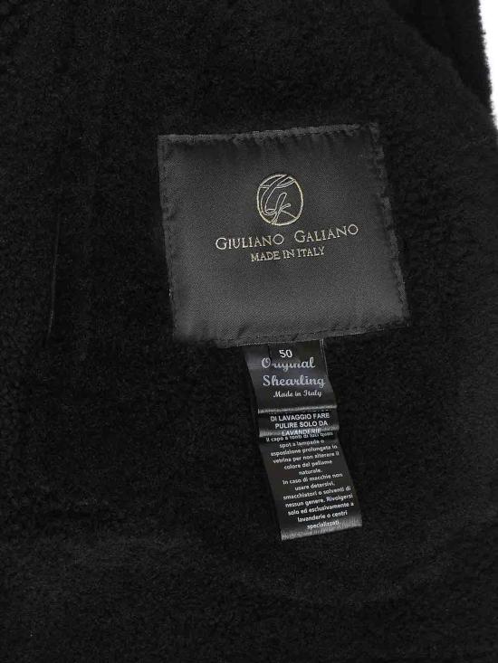 25FW 줄리아노 갈리아노 가죽 자켓 CHICAGONAPPANERO Black - GIULIANO GALIANO