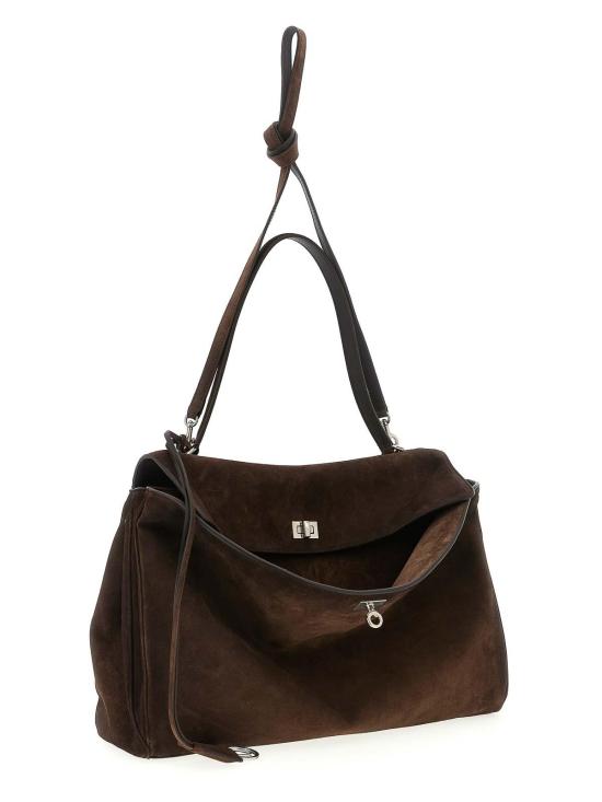  발렌시아가 로데오 라지 핸드백 7897442AB4G2308 Brown - BALENCIAGA