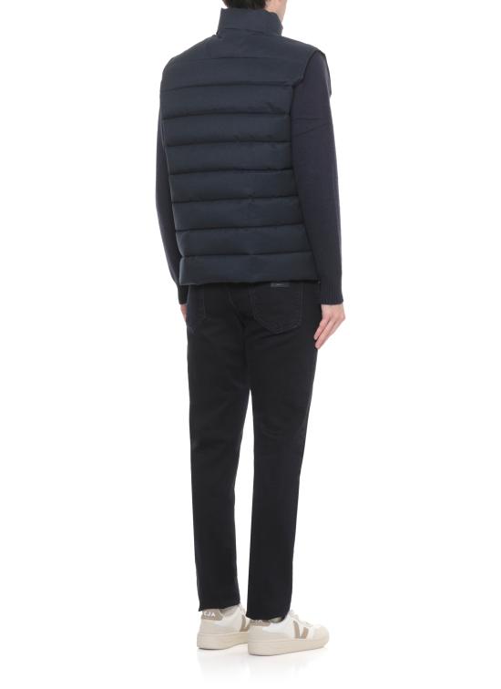 25FW 세이브더덕 베스트 D82421M FLAN2190033 Blue - SAVE THE DUCK