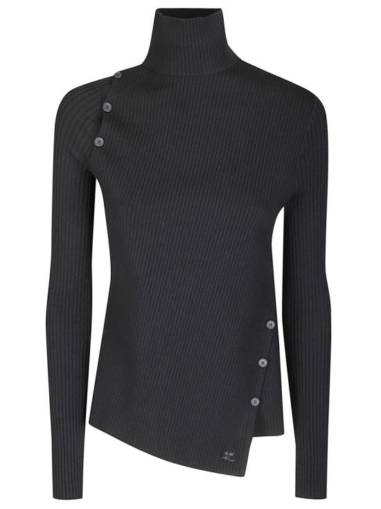 25FW 쿠레쥬 터틀넥 425MPU258FI0001 Black