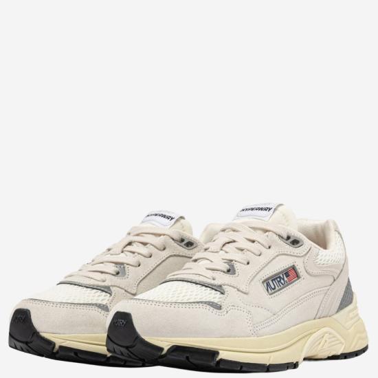 26SS 오트리 하이퍼웨이 스니커즈 HYLMUM18SUEDEMESHWHTSILV Neutrals - AUTRY