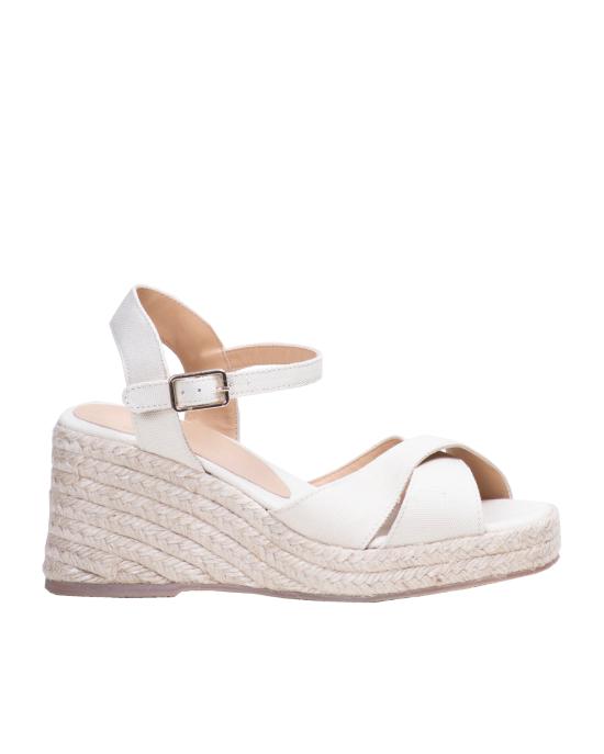  까스따네르 힐/펌프스 023070 203 001 Canvas IVORY AVORIO