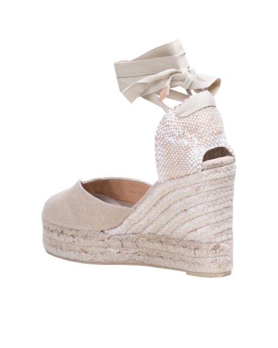  까스따네르 힐/펌프스 021668 2017 8ED 002 Canvas SAND SABBIA - CASTANER