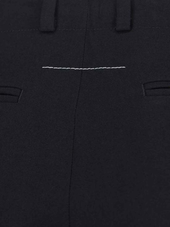 26SS MM6 메종마르지엘라 스트레이트 팬츠 S52KA0555 M35436 900 Black - MM6 MAISON MARGIELA