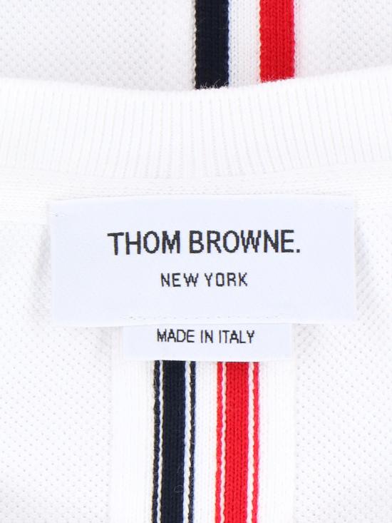 26SS 톰브라운 반팔 티셔츠 MJS056A 00050 100 White - THOM BROWNE