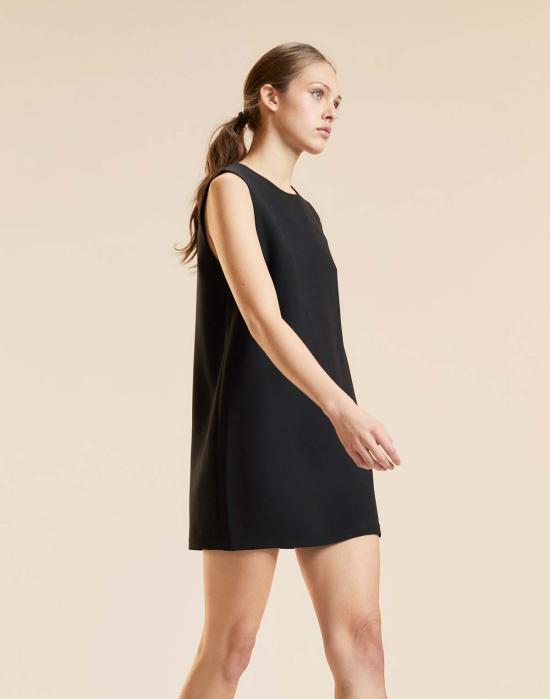  신시아 로리 숏 원피스 신시아 로울리 페넬로페 시프트 드레스 블랙 - CYNTHIA ROWLEY
