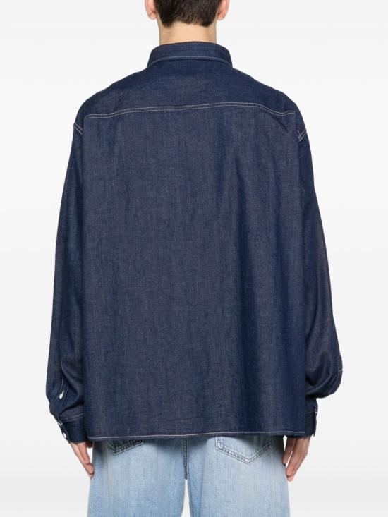 26SS 셀린느 긴팔 셔츠 RC0BE3241 GGG3 Blue - CELINE