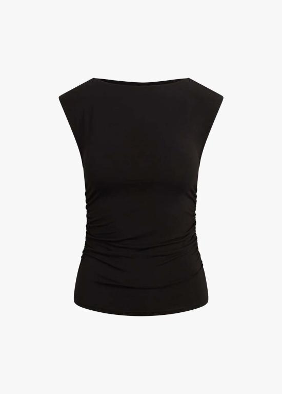  페이보릿 도우터 민소매 티셔츠 페이버릿 도터 더 리미트리스 탑 블랙 - FAVORITE DAUGHTER