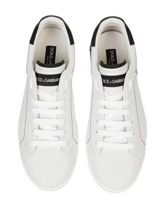 26SS 돌체앤가바나 카프스킨 나파 포르토피노 스니커즈 CS2216AH52689697 WHITE - DOLCE & GABBANA