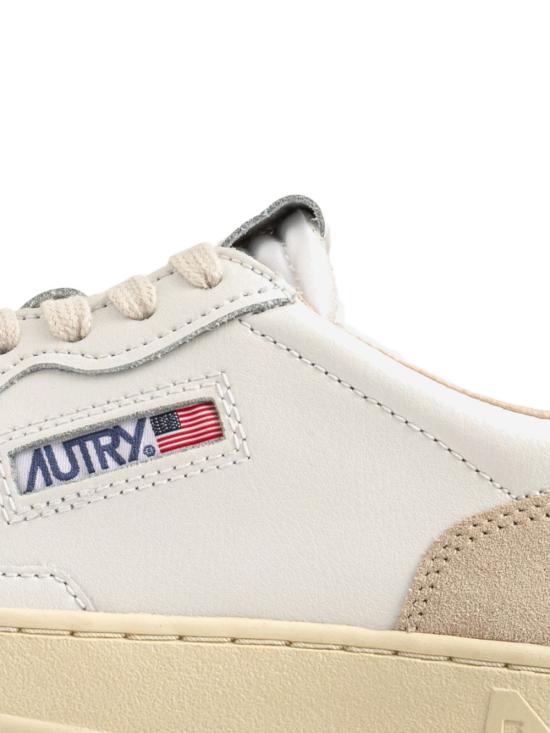 26SS 오트리 메달리스트 로우 스니커즈 AULMLS14 WHITE - AUTRY