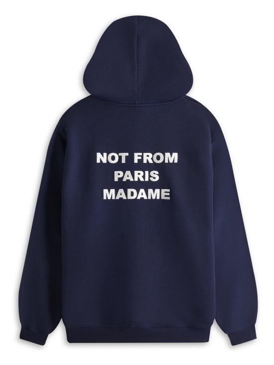 26SS 드롤드무슈 후드 티셔츠 PERMHO162CO127NY BLUE - DROLE DE MONSIEUR