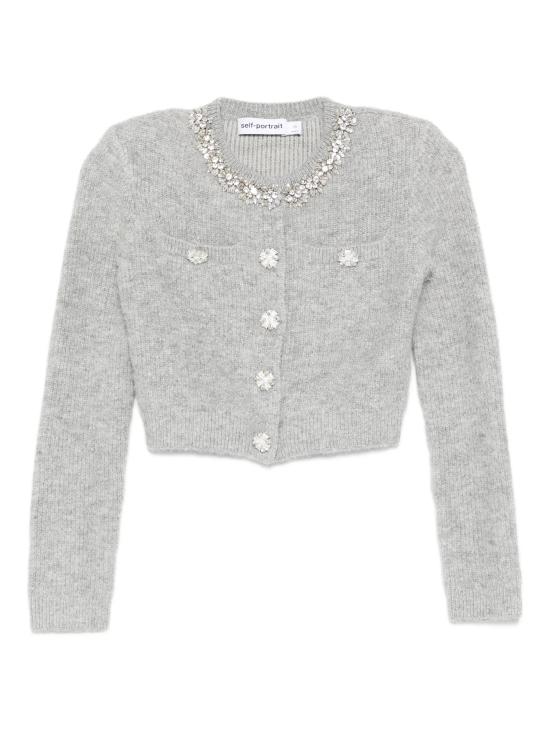 26SS 셀프 포트레이트 스웨터 RS26123CBGRGREY