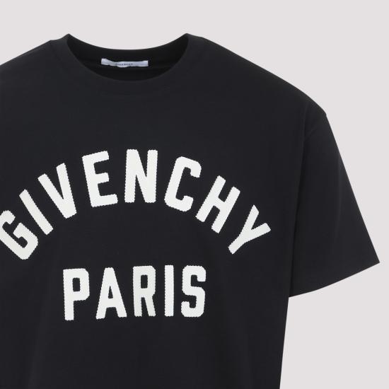 26SS 지방시 맥시 로고 코튼 티셔츠 BM71NK3YRS004 BLACK - GIVENCHY