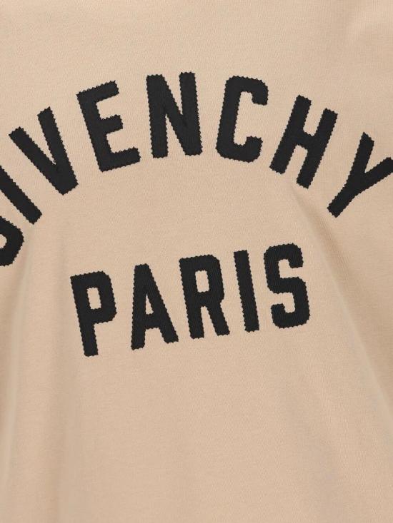 26SS 지방시 맥시 로고 코튼 티셔츠 BM71NK3YRS255 BEIGE - GIVENCHY